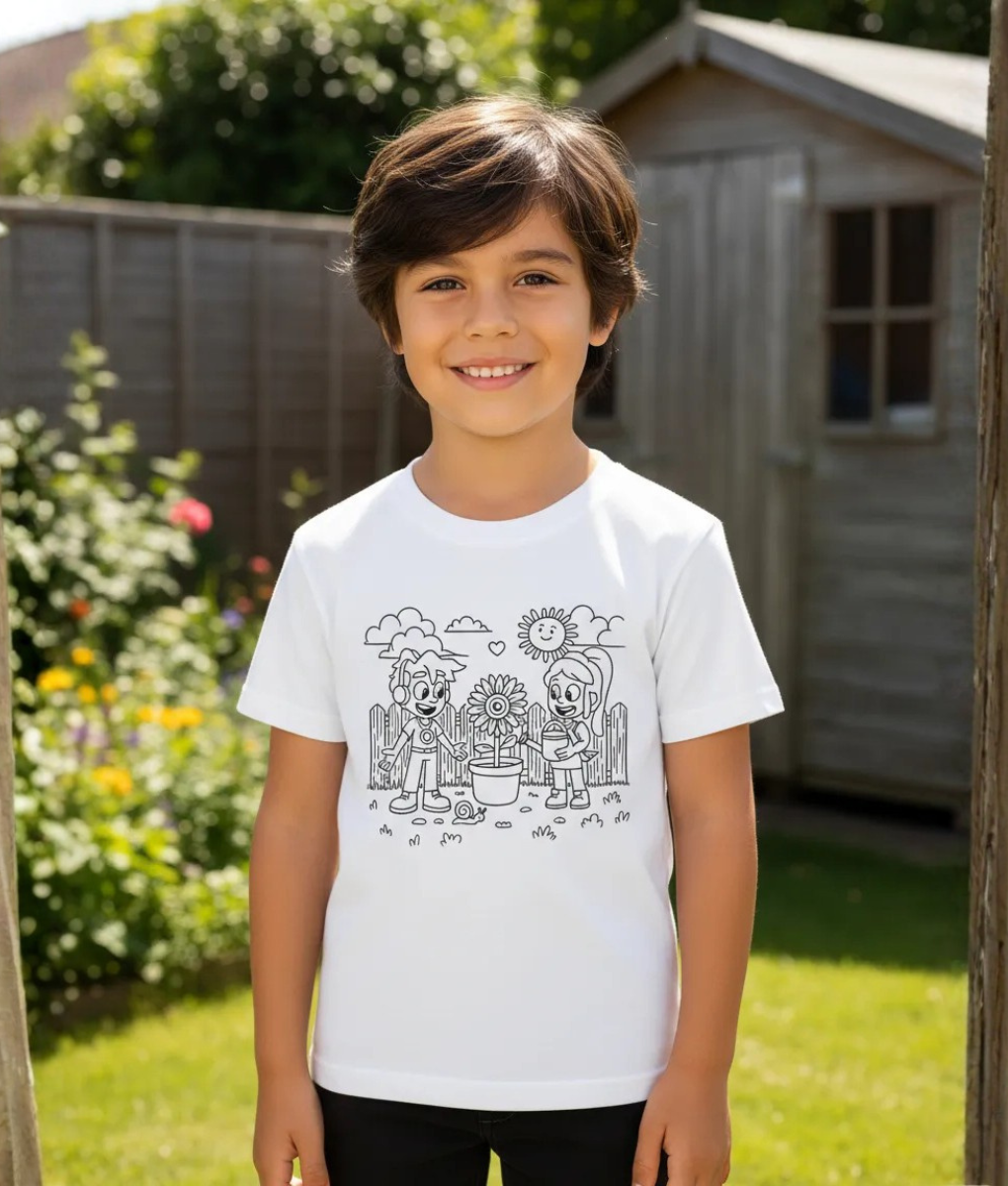 Camiseta Para Pintar